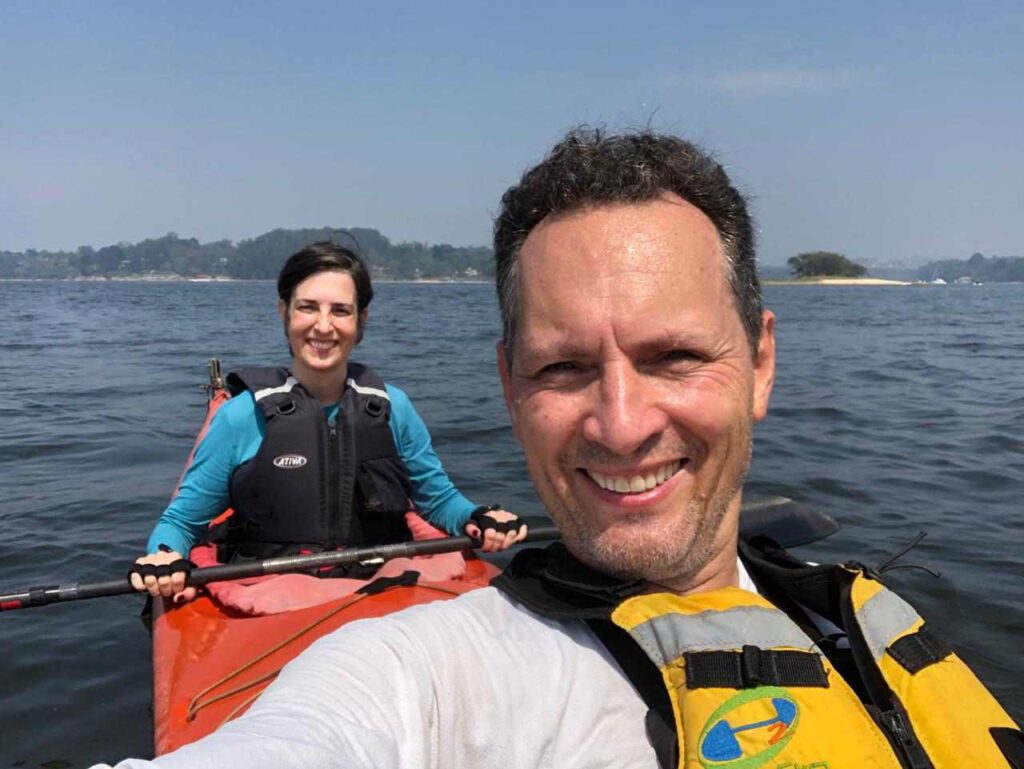 Canoagem oceânica em casal
Sérgio Ribeiro e Fabiana Florio