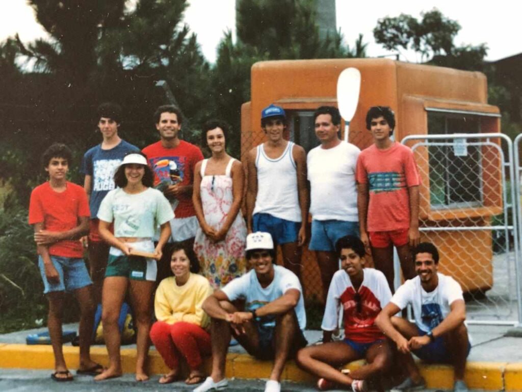 1985, 1º Curso de Canoagem da USP
CEPEUSP