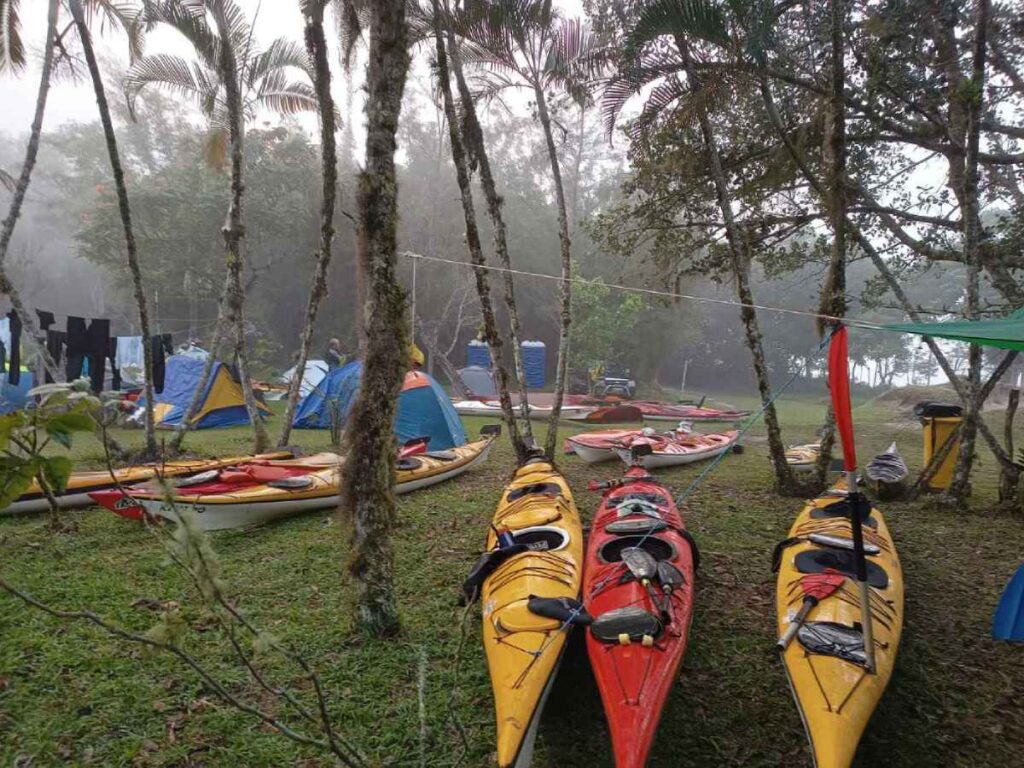 acampamento do 1o dia 