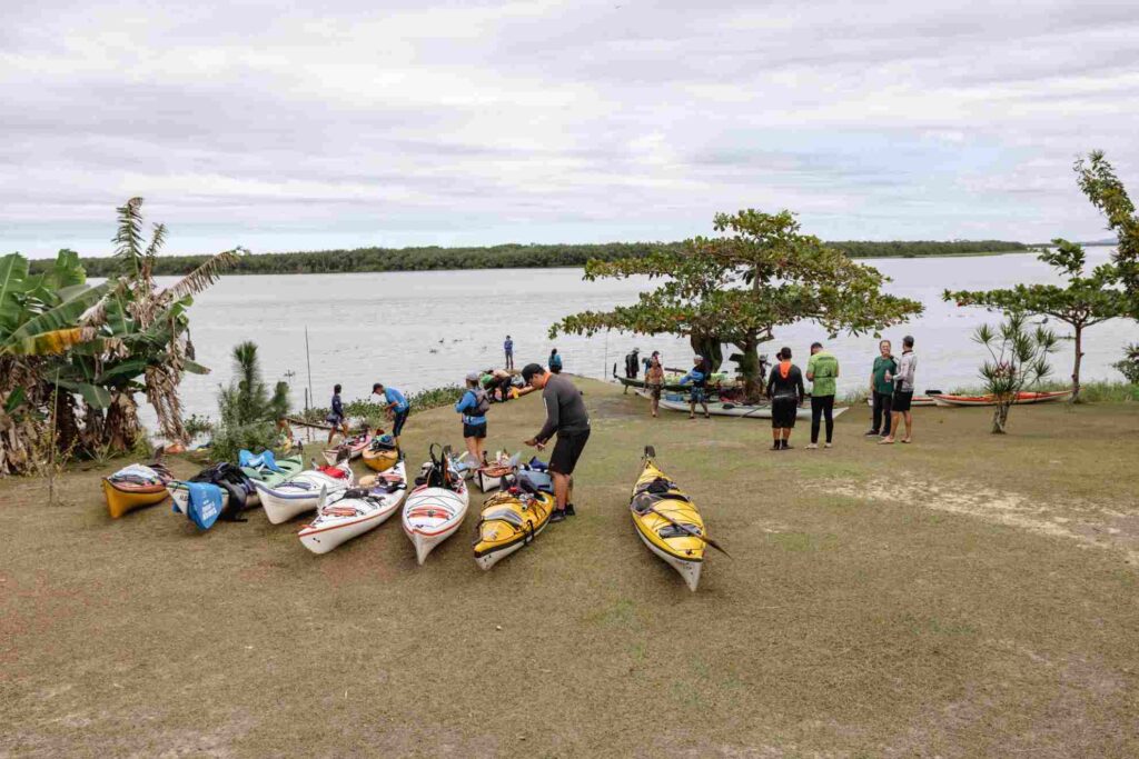 Parada no restaurante da Toca do Bugio no segundo dia 