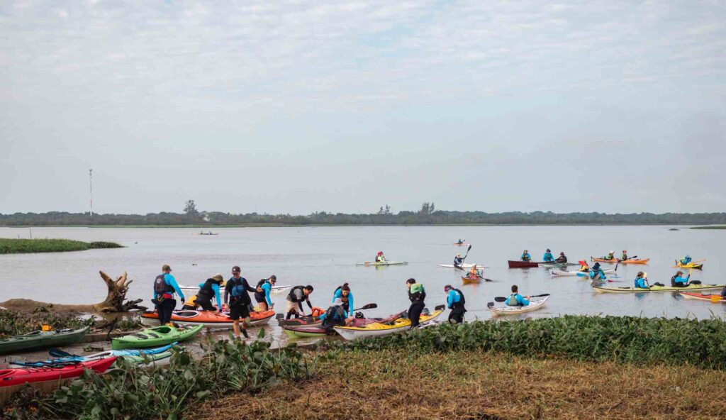 Largada da 2ª Circunavegação de Iguape